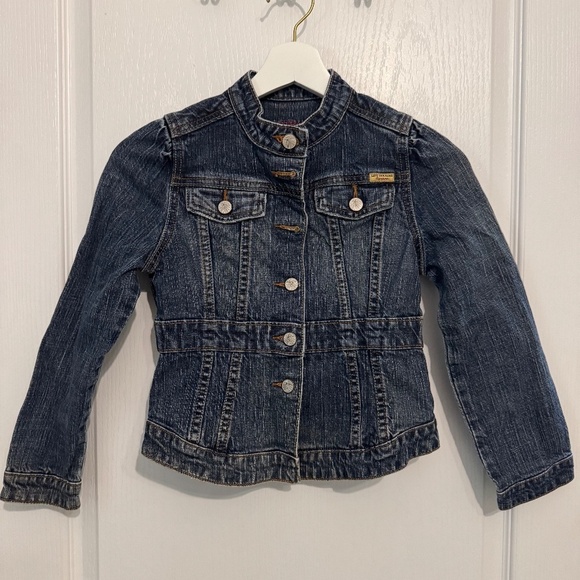 Levi's Other - Levi's Strauss Signature girls medium denim jacket blue jean fitted like new